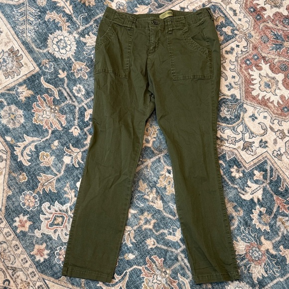 Old Navy 4 Straight Leg Forest Green Trousers - Picture 1 of 10